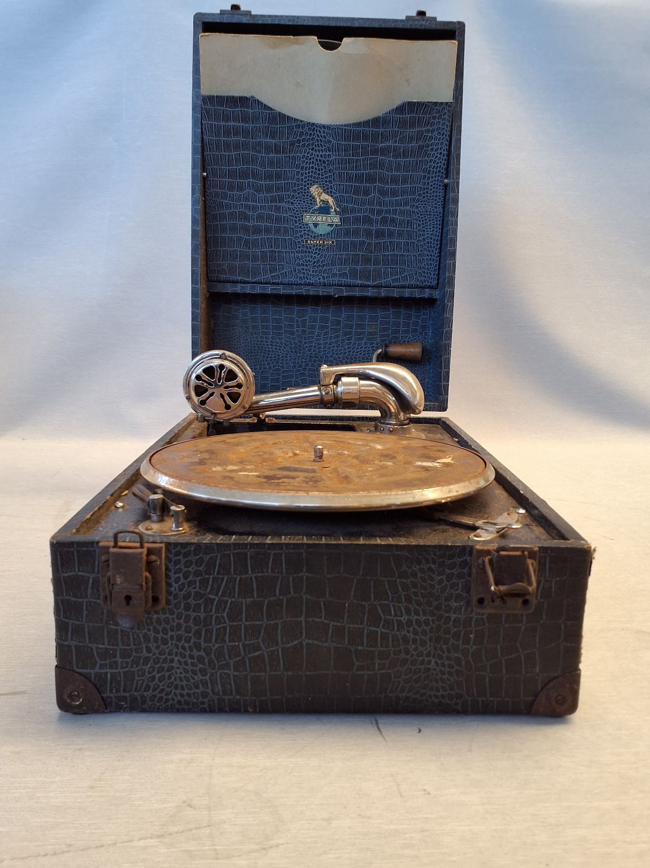 Vintage Rejsegrammefon Spiller